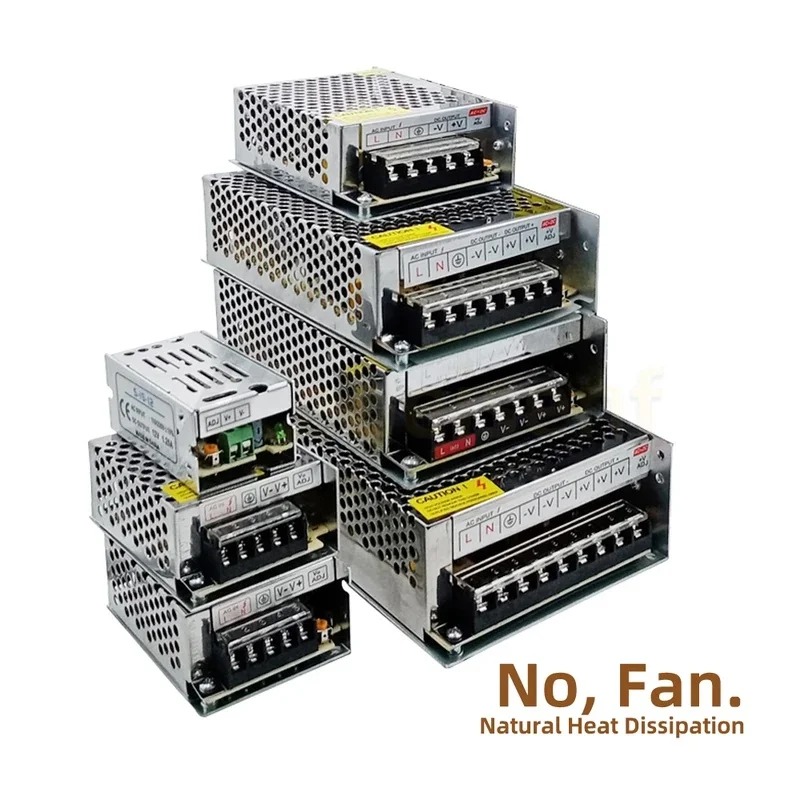 3V 7.5V 10V 3.3V 3.7V Switching Power Supply 13.2W 30W 60W AC110V-220V 75W 120W 180W 400W  low voltage converter SMPS Adapter