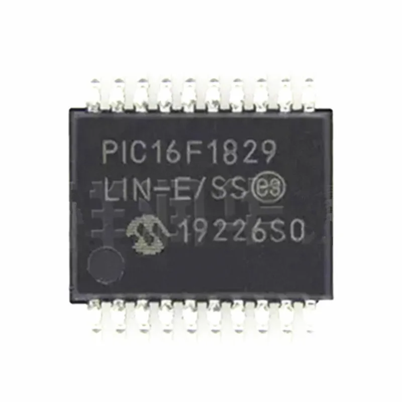 100% New PIC16F1829LIN-E/SS PIC16F1829-I/SS PIC16F1829-I PIC16F1829 PIC16F PIC16 PIC IC MCU SSOP-20