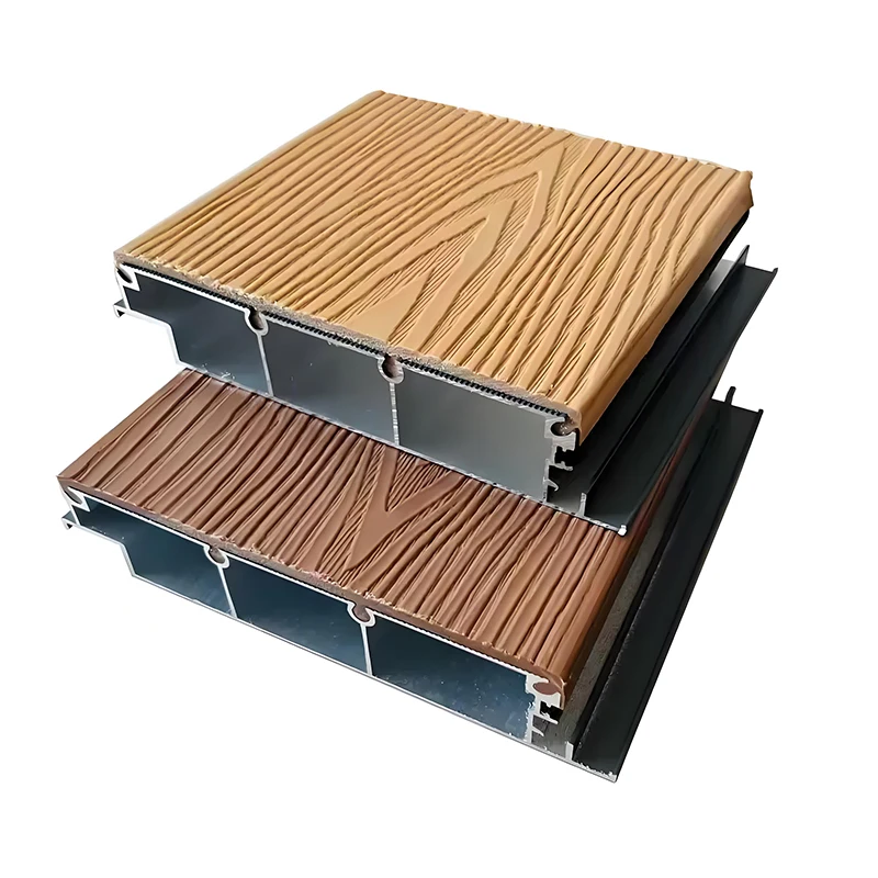 

Customizable Aluminum Patio Tiles Anti-uv Anti-slip Waterproof Fire Resistant Click Installation for Outdoor Gardens Restaurants