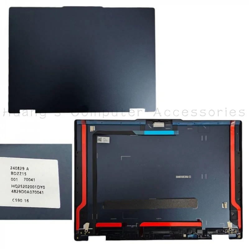 SS+New OLED LCD Rear Back A Cover Screen Case For Ideapad 5 2-in-1 16IRU9 83DU Replacement Part