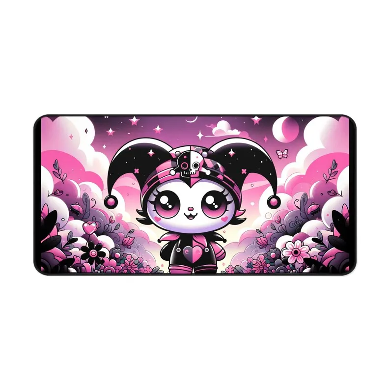 Kuromi Schreibtischunterlage, süßer Anime Manga, Mauspad, Schreibtischunterlage, Computermatte, Gaming-Matte,