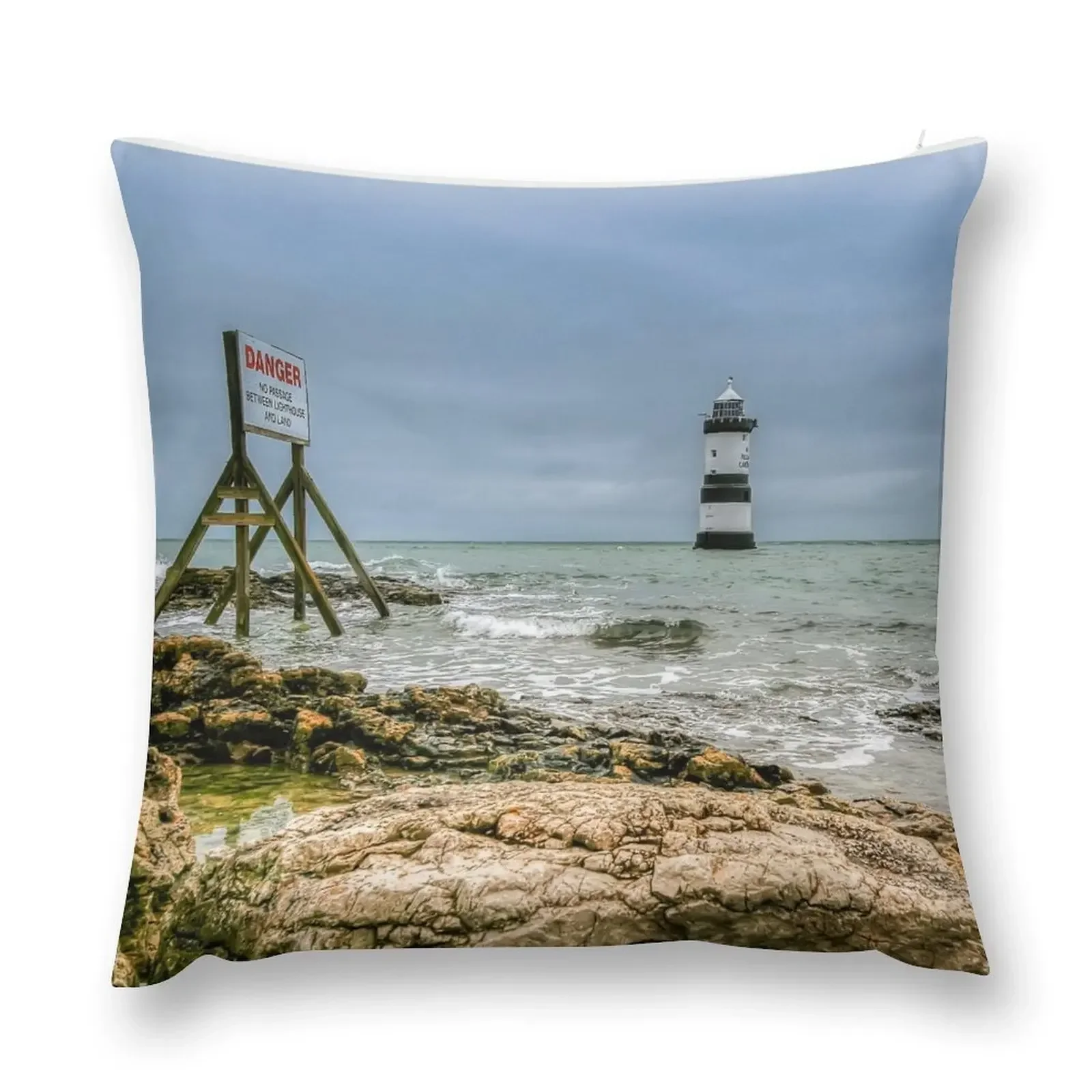 

Penmon Point Lighthouse Anglesey Throw Pillow Sitting Cushion Christmas Pillowcase Pillowcase Cushion Pillow Decor pillow