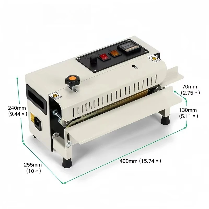 سدادة أكياس الفيلم البلاستيكي الأفقي عالي الجودة، سدادة مستمرة لتغليف المواد الغذائية