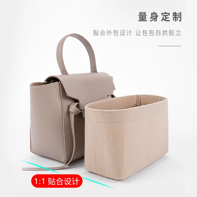 Organizer Handbag Purse Insert Organizer Large Capacity Cosmetic Bag for MICRO Belt CeL Nano ine Bag