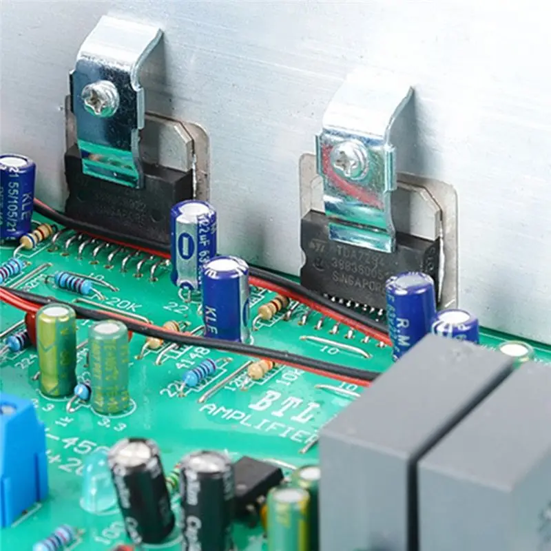 AAAE TDA7294 PRO Amplifier Board 2.0 Channel 150W Air-Cooled HiFi High Power Audio Amplifier Board