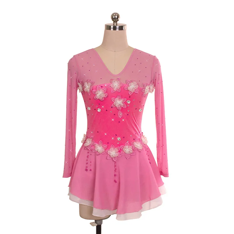 

Customized Children's Adult Figure Skating Dress Girls' Performance Dress Competition Grade Skirt Tutu Dress Women