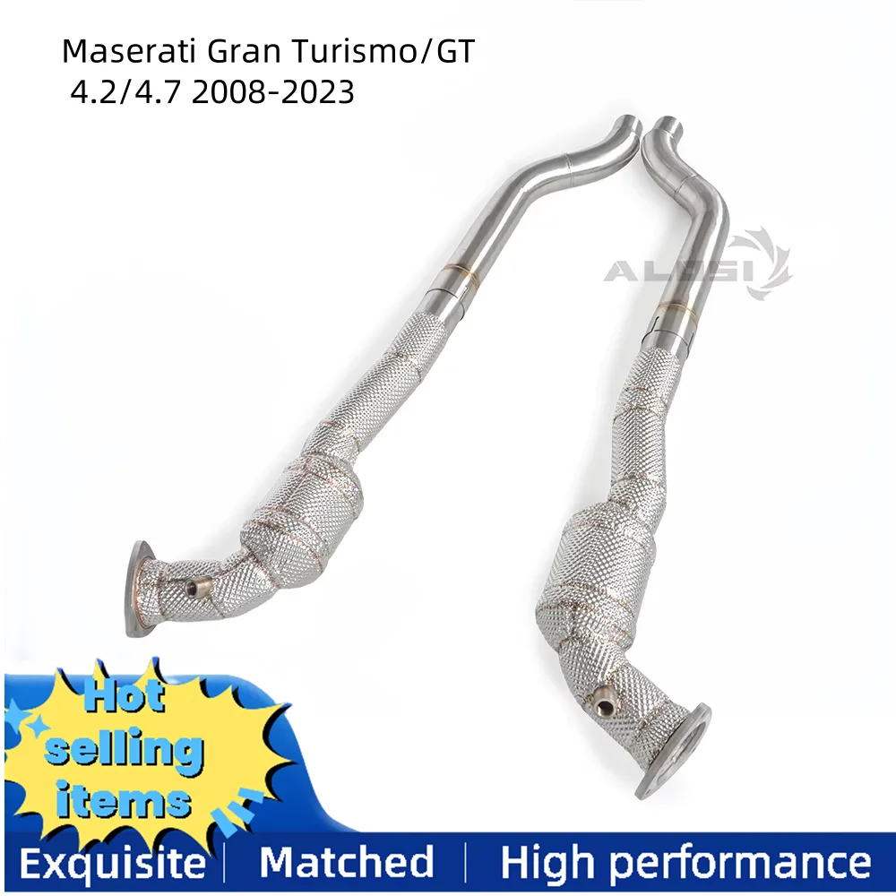 

Exhaust Downpipe for Maserati Gran Turismo/GT 4.2/4.7 2008-2023 Stainless Steel Exhaust Downspout Catalytic Converter Upgrade
