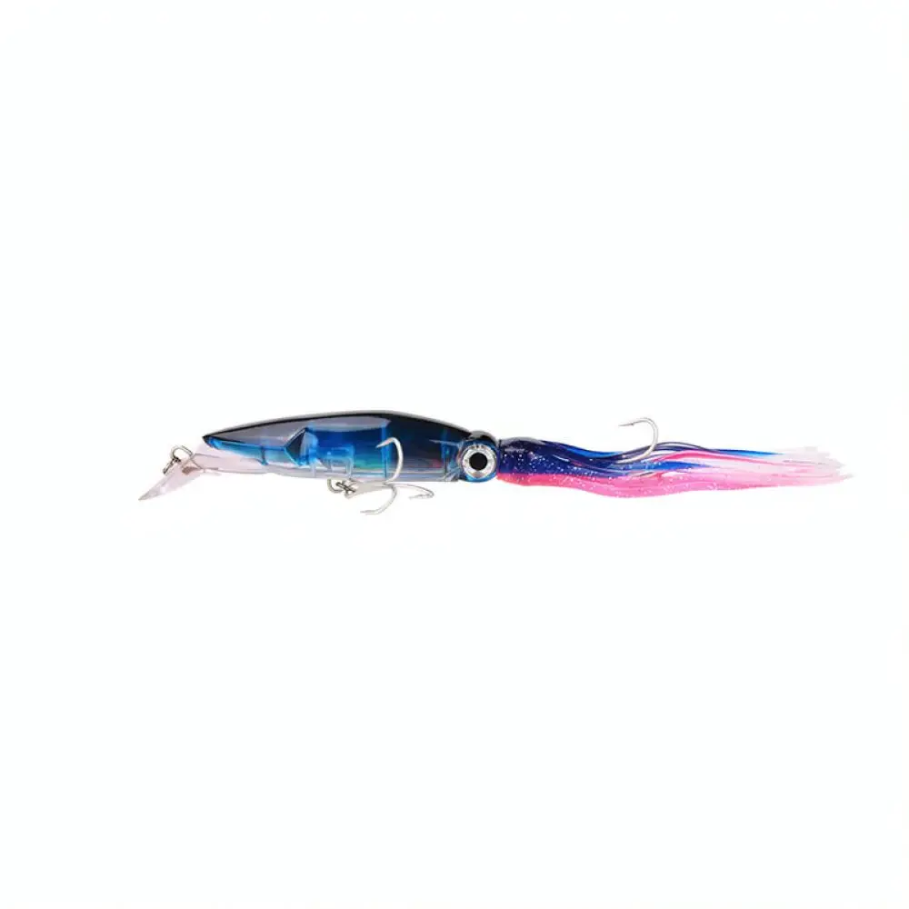 14cm 43g Octopus Squid Artificial Lure Hard Bait Jig Wobbler For Saltwater Sea Bass Mackerel Fishing Predator Equipment