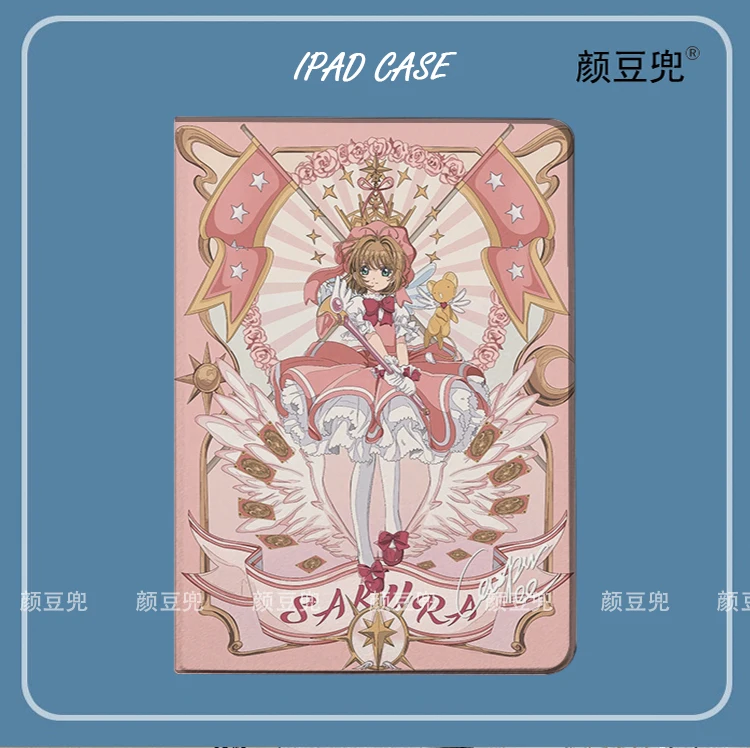 SAKURA Card Captor Anime  For iPad 10.2 9th 10th 11th Air 3 Mini 6 7 Case Luxury Silicone Pro 12.9 11 For iPad Air 5 6
