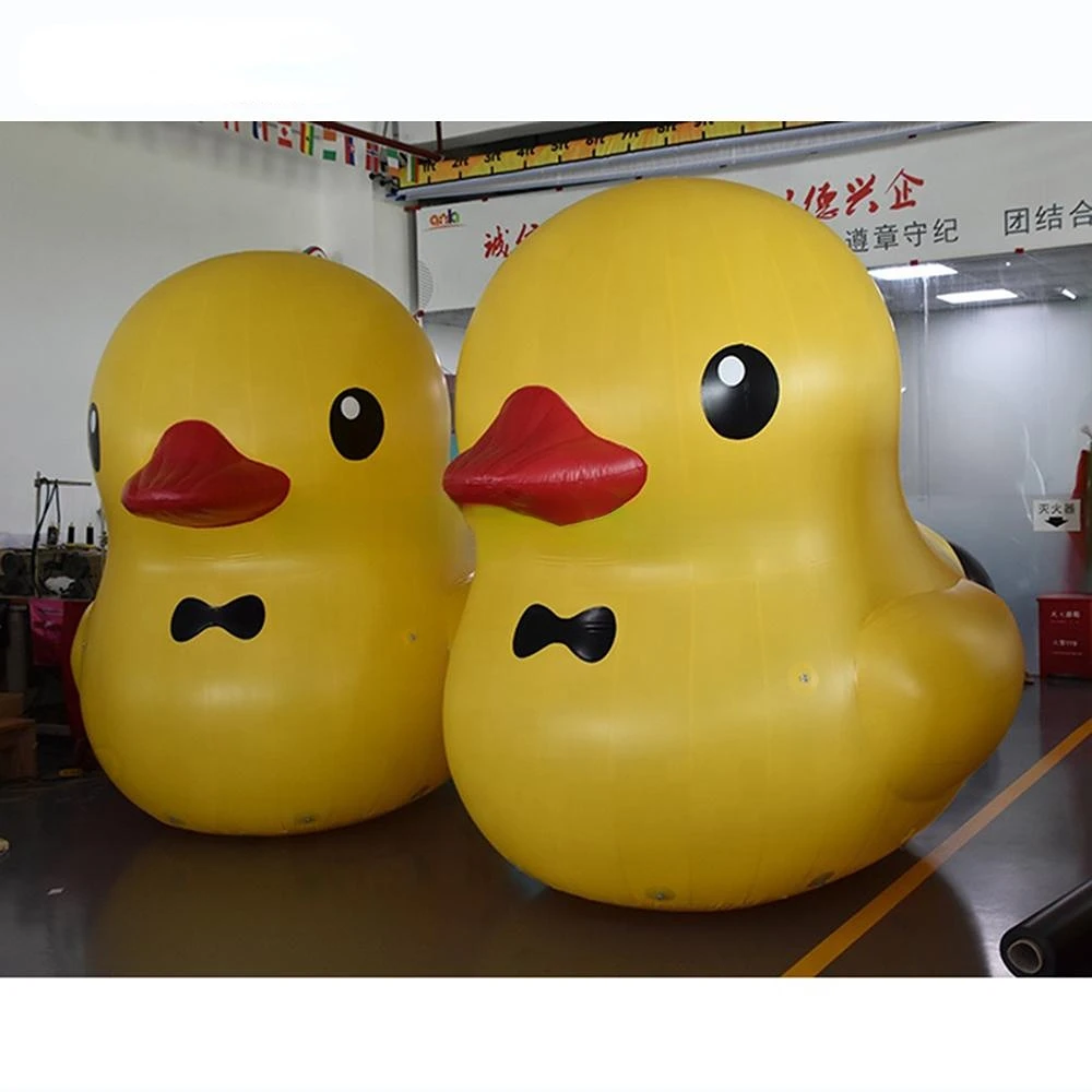 

Lovely Cute Airtight Yellow Inflatable Buoy Duck Giant PVC Rubber Ducks for Advertising Showing