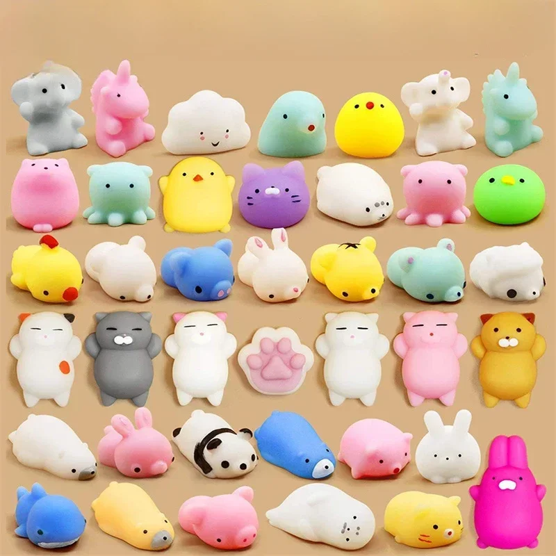 1/5/10PCS Kawaii Squishies Mochi Animal Squishy Toys for Kids Antistress Ball Squeeze Party Stress Relief Toys for Birthday gift