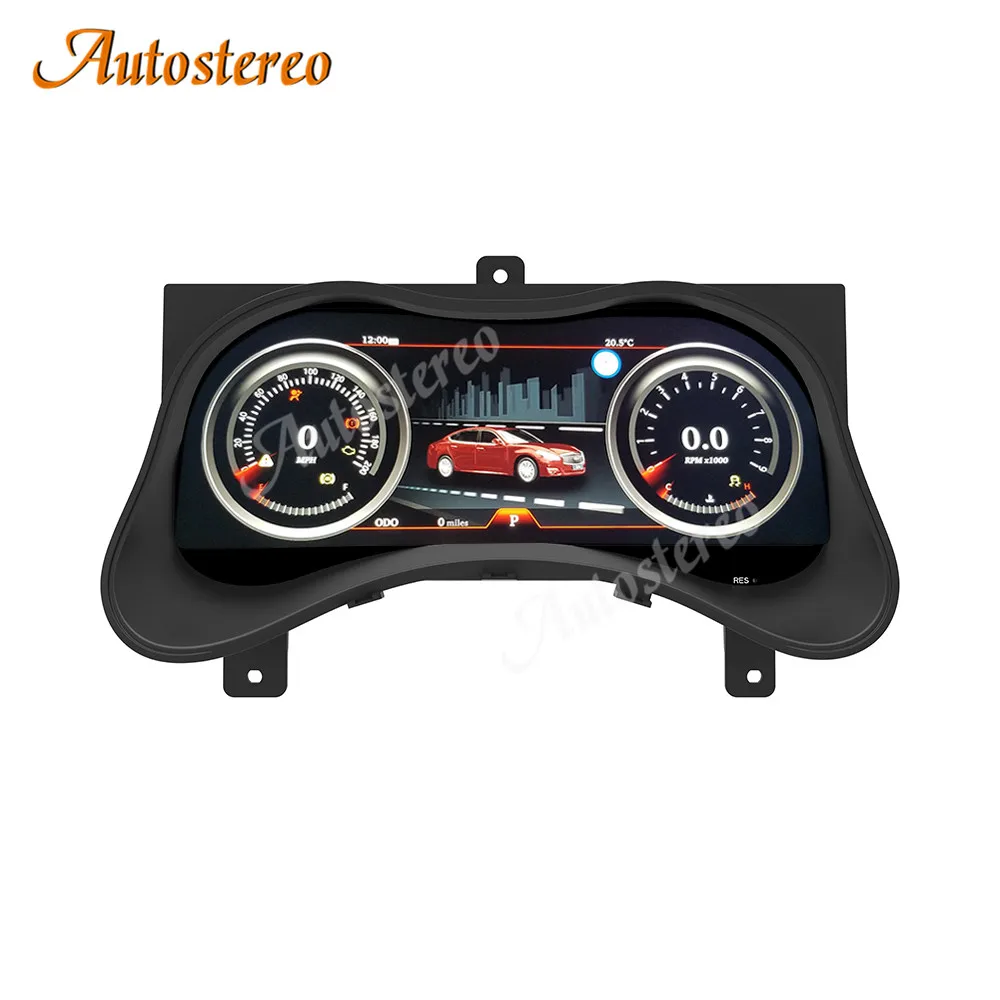 12.3 Sport Meter For Infiniti Q70 2015-2020 Digital Cluster Virtual Cockpit Car Multimedia Player Dashboard Speed Meter Screen