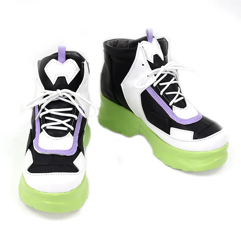 Blue Archive Otohana Sumire Cosplay Green Thick Sole high heel Anime Same Women customize Prop Shoes