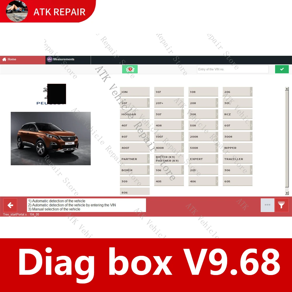 Diag box V9.68 Diagnostic software version pp2000 WiFi connection download and installation USB quick shipping ECU code reset