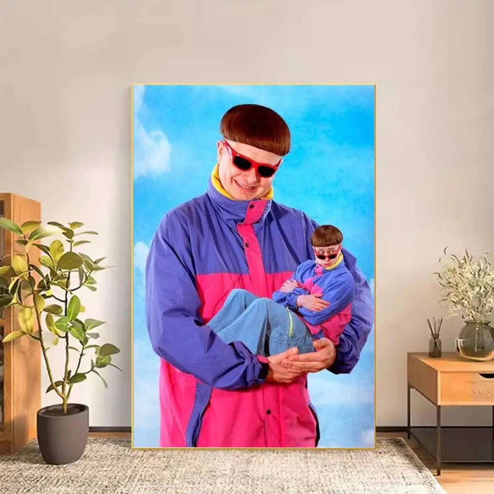 Oliver Tree-Nickell-Hurt Poster Versatile HD Waterproof Wall Art Self-Adhesive Decor for Any Space Ideal Gift