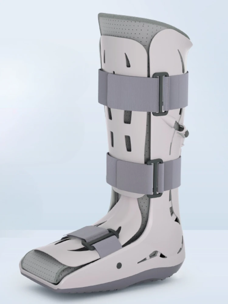 Tobillera inflable para inmovilización, bota de Aquiles, reposapiés, zapato de yeso para soporte y cuidado de rotura de fracturas metatarsianas