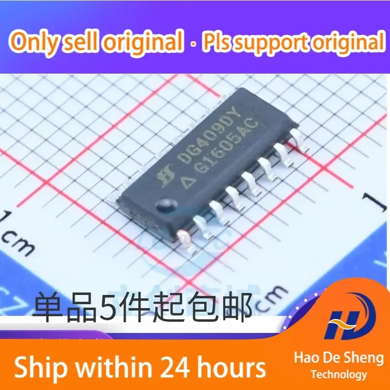 10PCS/LOT DG409DY-T1-E3 DG409 DG409DY  SOIC-16 New Original In Stock