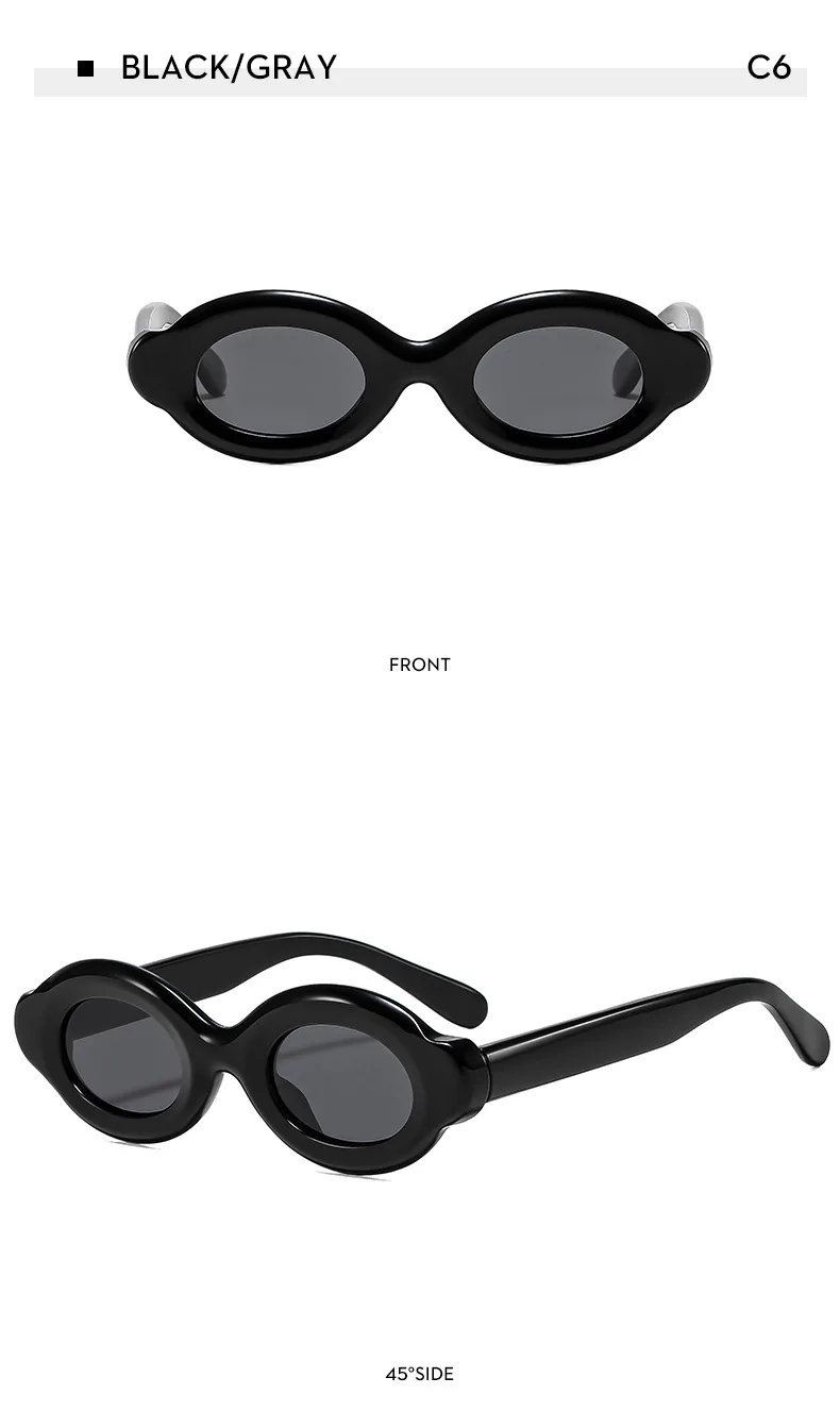 Modische Damen Polarisierte Sonnenbrille Ovale Kleine Markante Rahmen TAC Hochklare Fahrbrille CP Edelstahlkern Marken-Sonnenbrillen – Detail 16