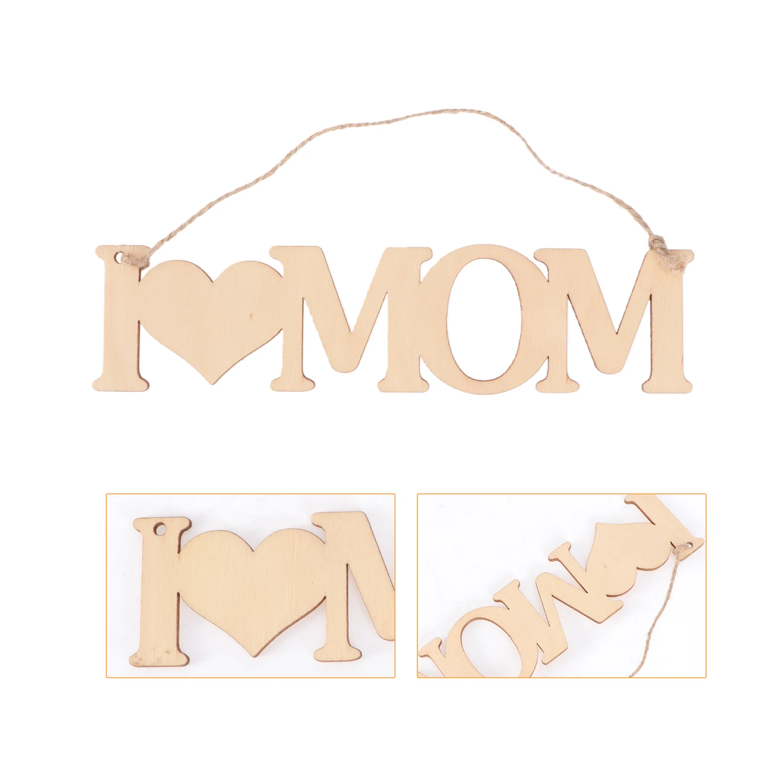 

10pcs Hollow out Decor Home Pendant Mother's Day Gift Durable Premium Material Indoor Hollow Out Decor Outdoor