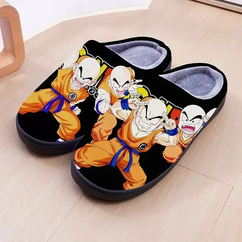 Winter Warm Indoor Slippers Anime Dragon Ball Goku Black Cospaly Cartoon Shoes For Men Women Boy Girl Slippers Halloween Gift