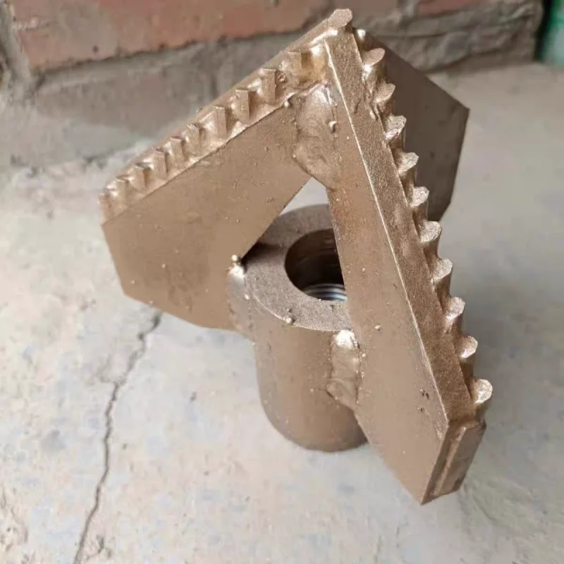 Drilling Machine Drilling Rig Drill Hole Three Leaf Drill Bit Three Wing Alloy Drill Bit Geological Drilling Tools