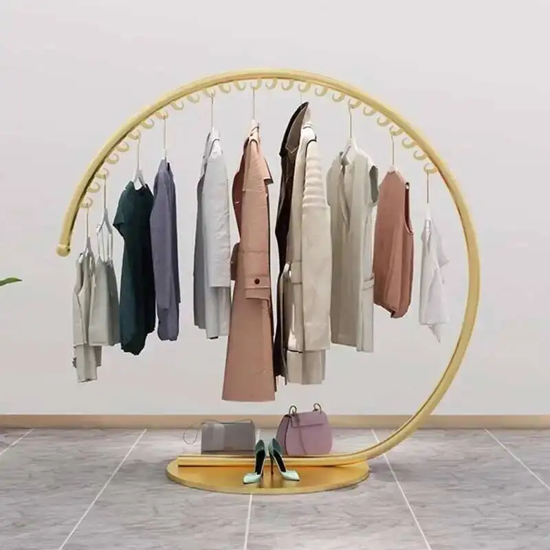 

Storage Clothes Rack Kawaii Display Garden Corner Balcony Clothes Hanger Jacket Entrance Moveis Para Casa Livingroom Furniture