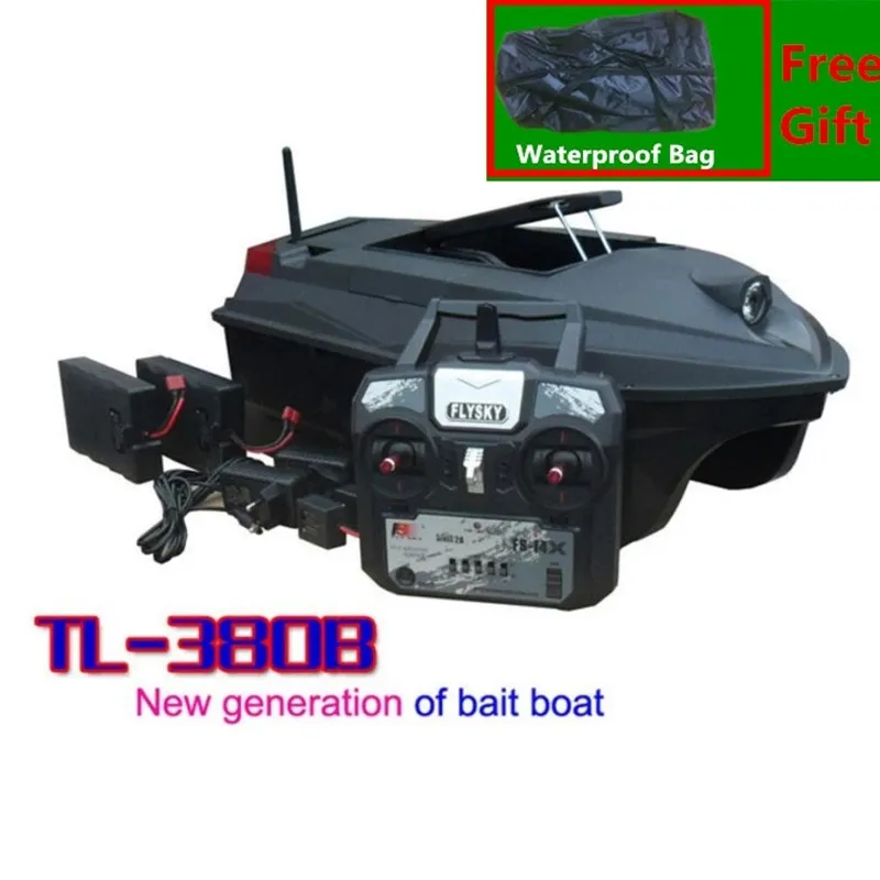 Sea Fishing Bait Boat Professional Flying Fishing Boat Dual body/Bait Well/Battery Waterproof Remote Control Ship Bait Boats