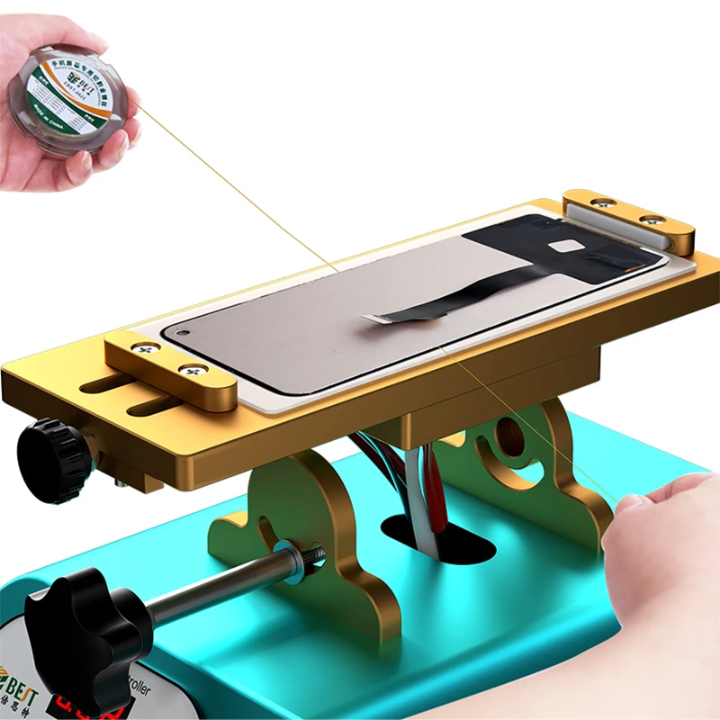 BST-918B Rotating LCD Glass Touch Screen Separator Machine Left/Right Tilt For Phone Curved / Straight Screen Quick Separation