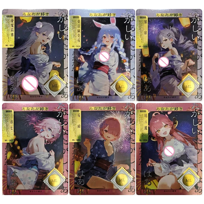 

Аниме История Богини ML Карты Эмилия 7 марта Rem Fu Xuan Ram Серебряный Волк Коллекционные карты Рождественские подарки на день рождения Игрушки для мальчиков