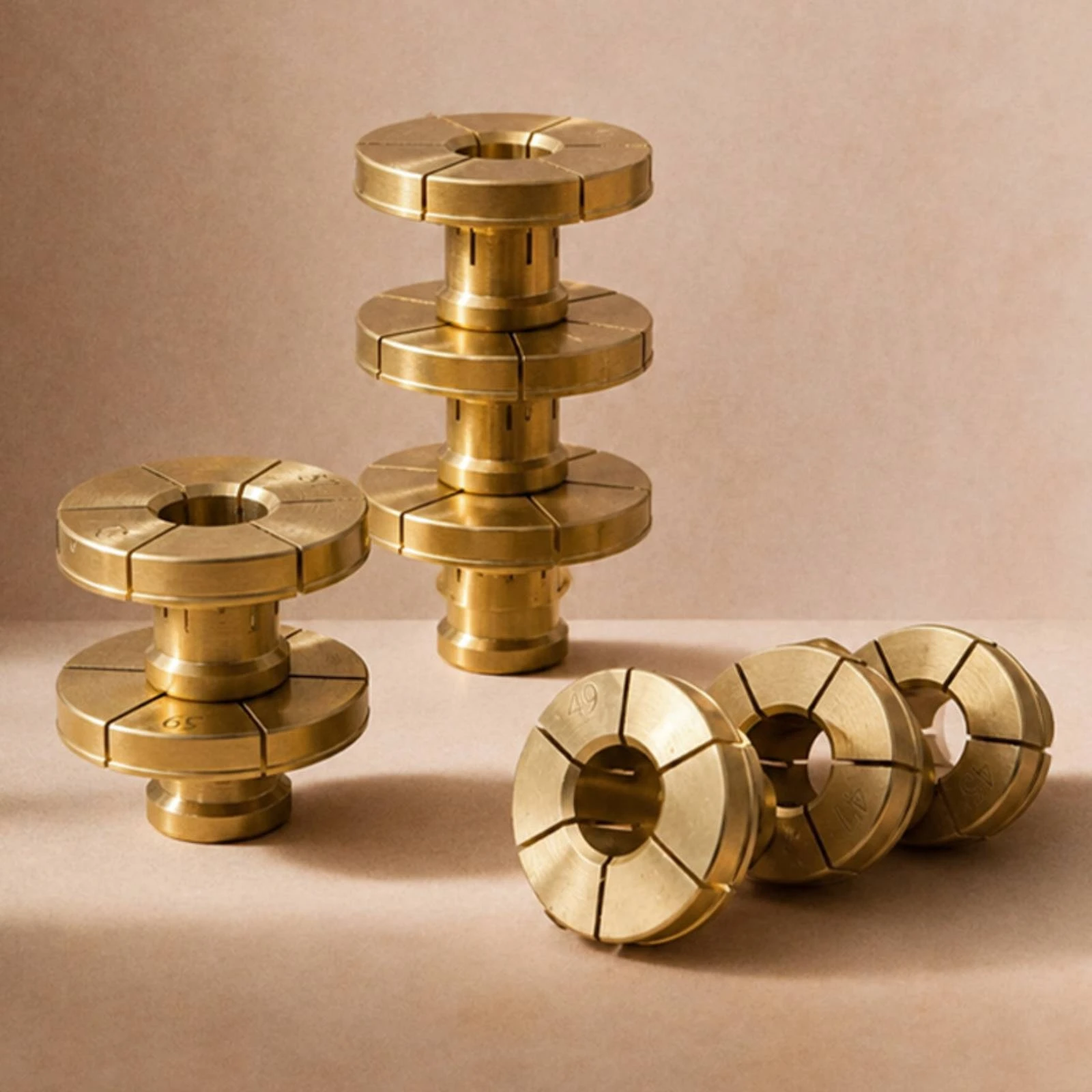 12 Pieces Bracelet Collet with Split-Band Machined Bracelet Collet for Jewelry Makers, Workshop
