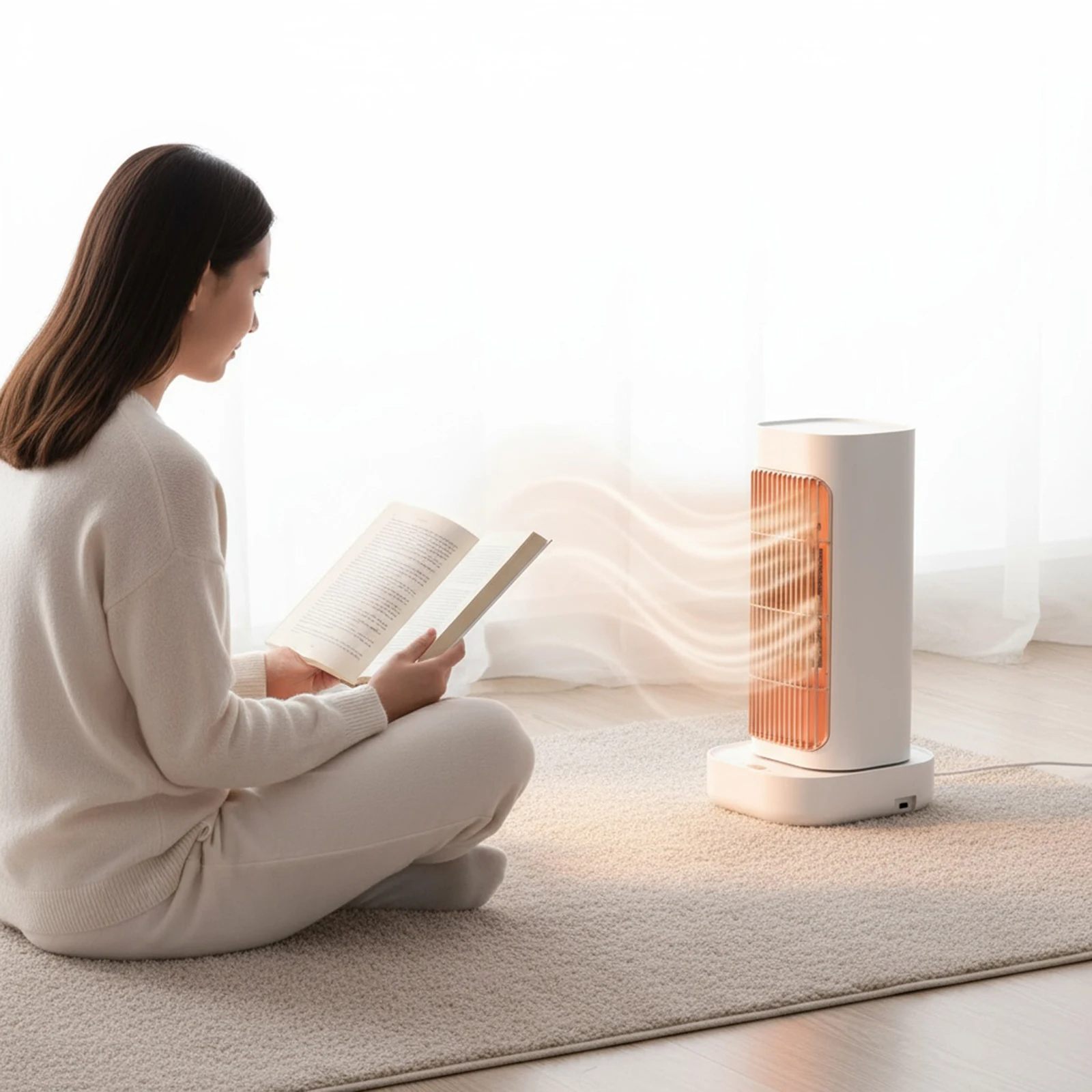 

1200-2000W Space Heater Fast Heating Heater Portable Heater for Office Bedroom Home