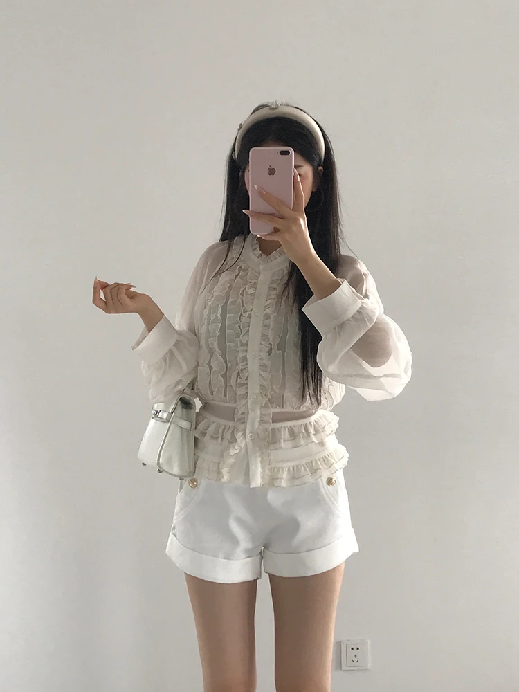 

Длинный Sve irt с воротником-стойкой и воротником-стойкой для женщин, ранняя осень 2023, новый комплект для похудения с высокой талией