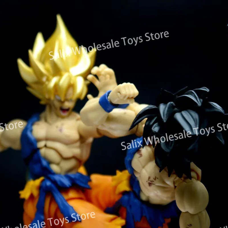 Dragon Ball ในสต็อก Black Hole ของเล่น Super Saiyan Z Shf Ssj Furious Hero Son Goku อะนิเมะ Action Figure ของขวัญของเล่นที่กําหนดเอง