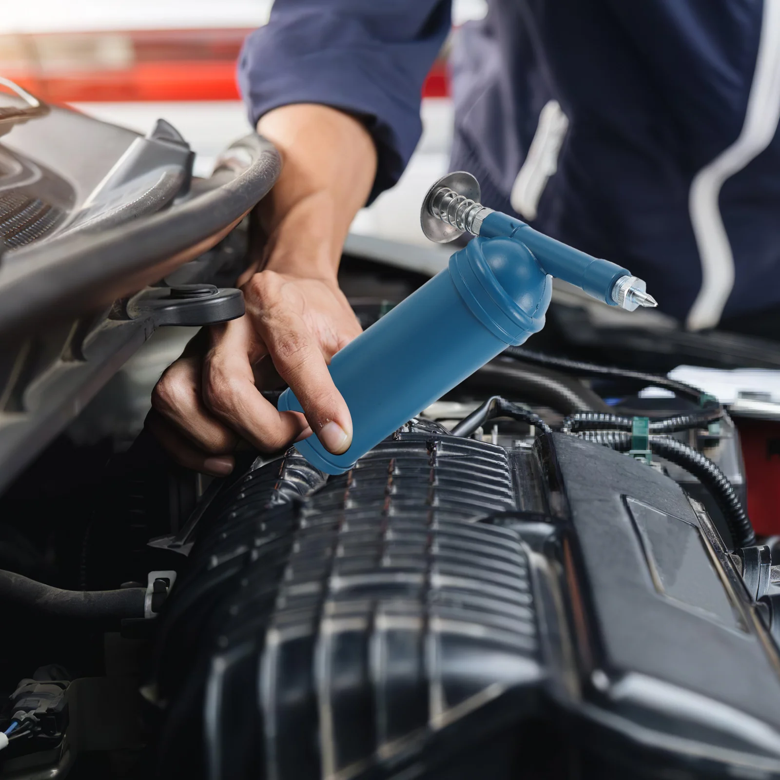 

80Cc Mini Manual Grease Gun Sky Lubrication Tool For Automotive Excavators Industrial Machinery Portable