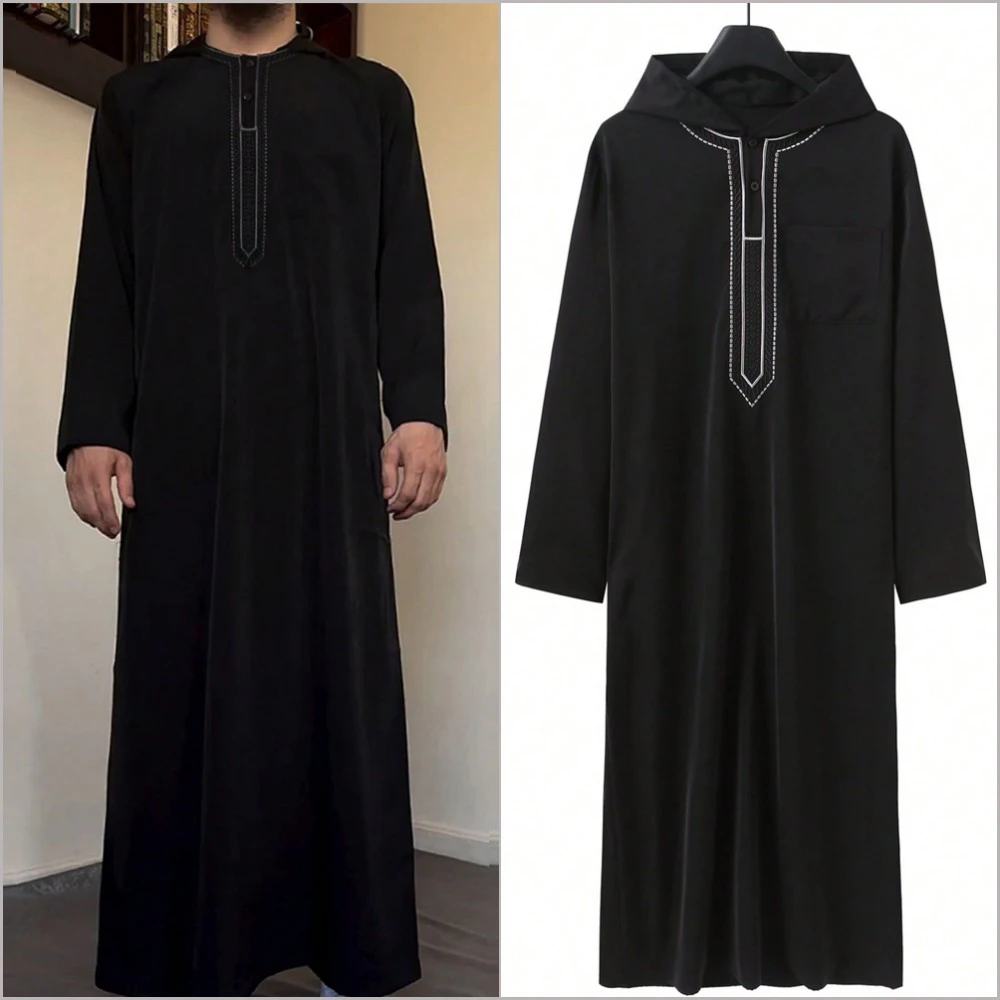 Hooded black b