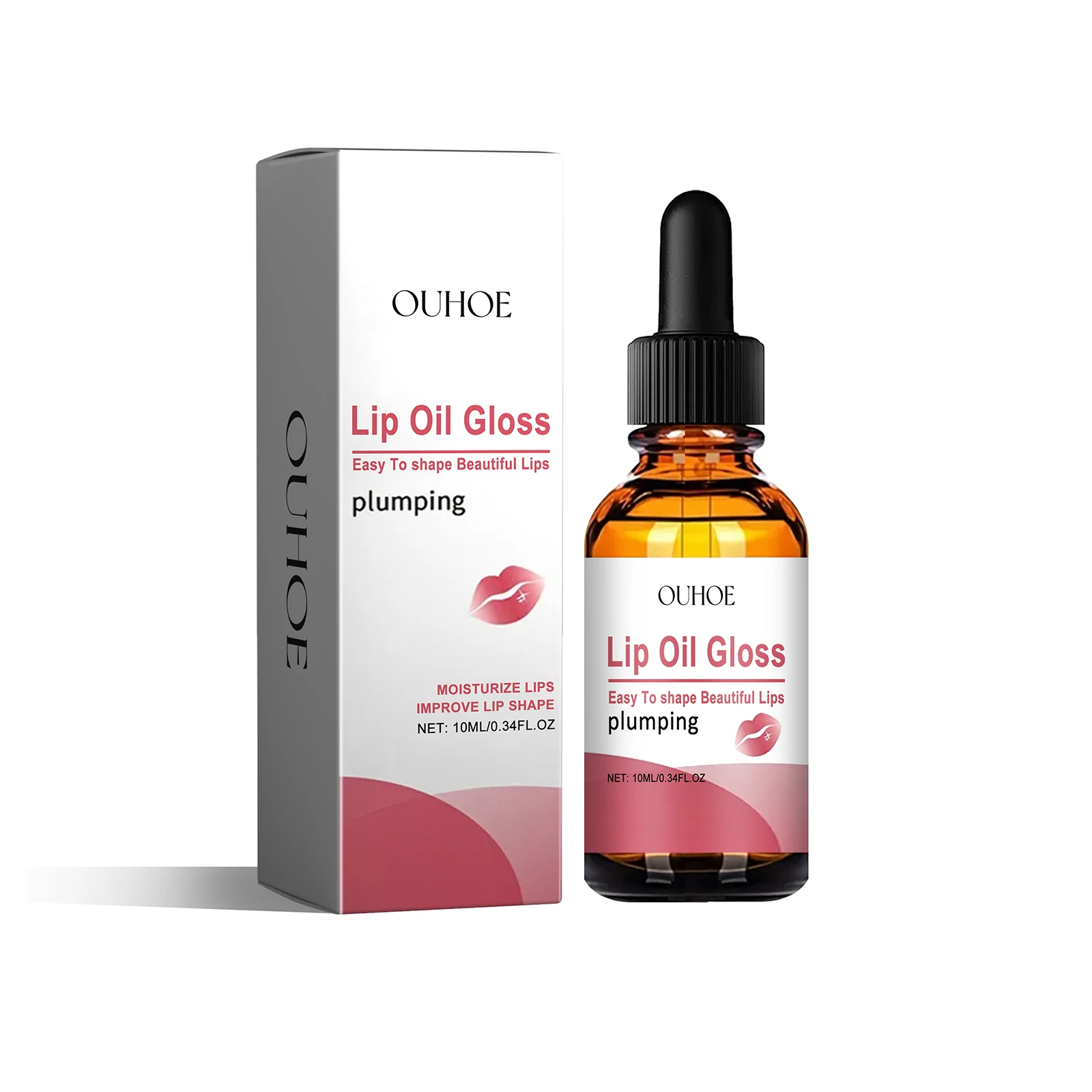 

OUHOE Lip Oil Gloss Moisturizing And Hydrating Lip Care Lighten Lip Lines Hydrating And AntiCracking Essential Oil 3pcs