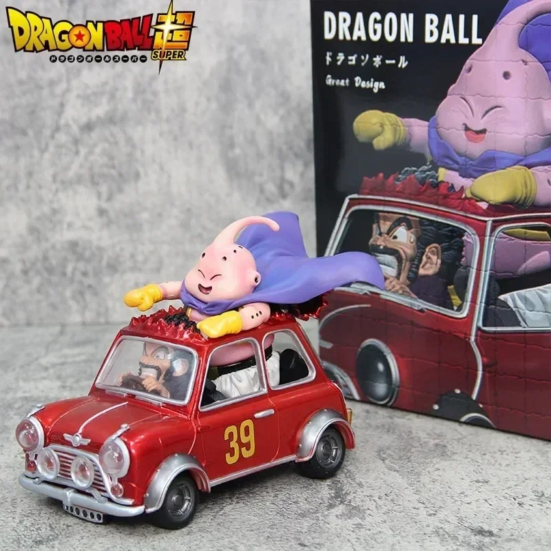 14cm Dragon Ball Z Fat Buu Anime Figures Majin Buu Figurine Mr. Satan Drive Car Pvc Statue Collectible Model Decoration Toy Gift