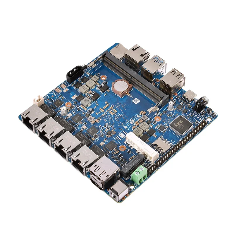 Nano itx motherboard cpu alder lake 12th N100 N305 with 4 lan I225v POE port rs232  DDR5 ram pfsense sever mini pc