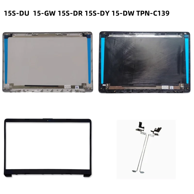 New LCD Back Cover Case Bezel Front Frame Cover Case For 15S-DU 15-GW 15S-DR 15S-DY 15-DW TPN-C139 Shell