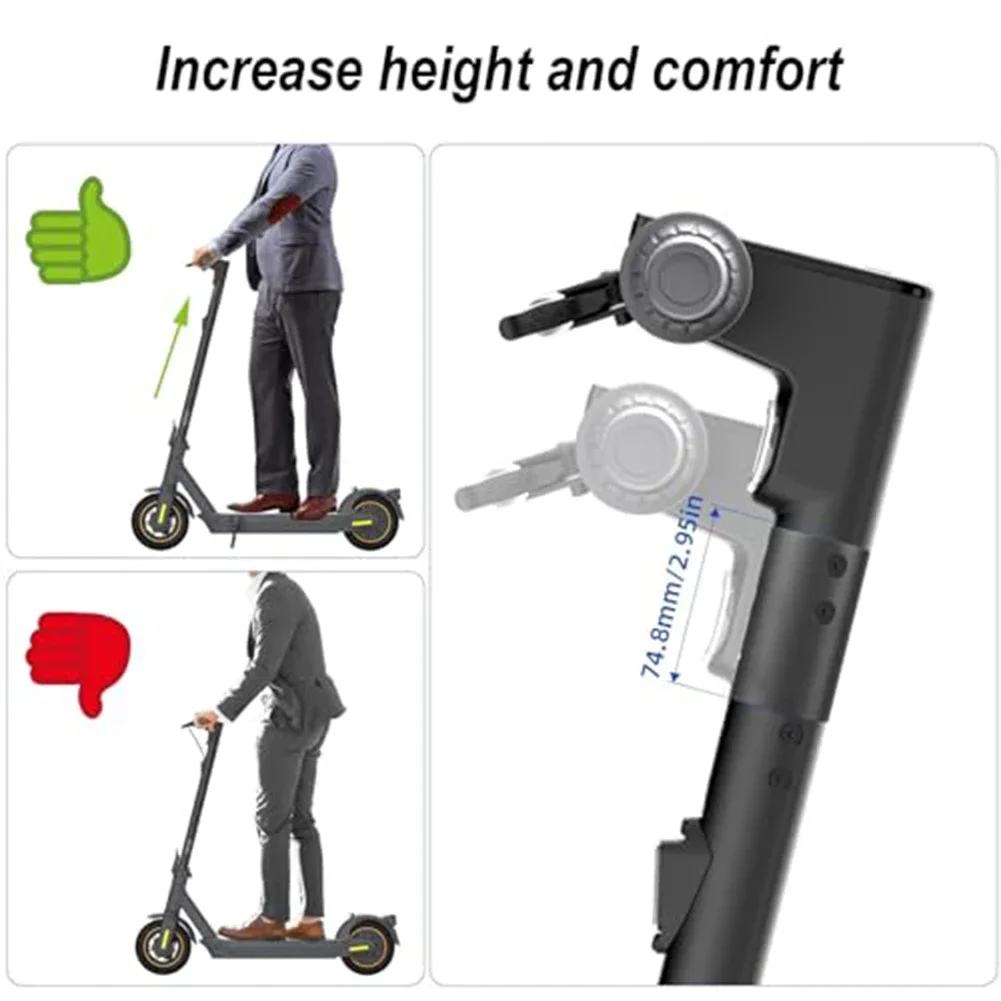 

Комплект удлинительной трубки и тормозного троса высоты — для Ninebot Max G30/G30D/G30LP (Ulip Серый алюминиевый удлиненный барабанный тормоз)