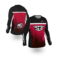 Men's Bicycle T-shirt Spanish S3 Off-road Shirt Jarvis Painted Version Endurance Race Long Sleeve Cycling Bike T-Shirt Quick Dry