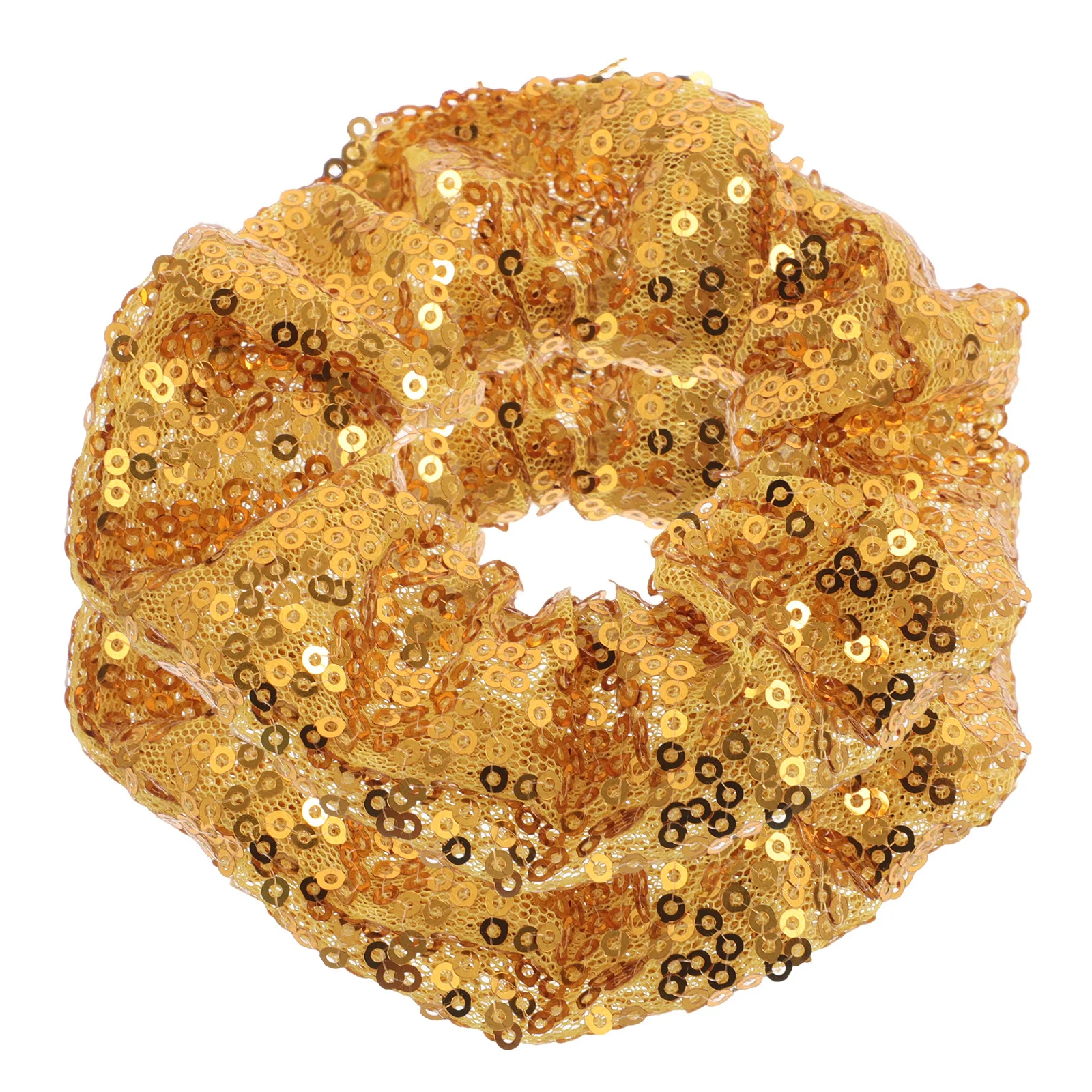 

2 шт. блестящие резинки для волос с блестками, средней эластичности, блестящие держатели для хвоста, аксессуары без следов для девочек и женщин