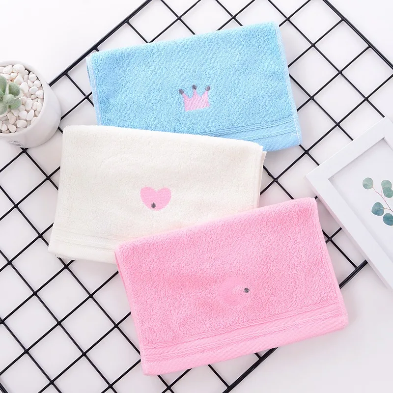 Baby Towel Cute Fruit Kids Bath Towels Soft Absorbent Washcloth Cotton Children Newborn Bathroom Shower Wipe Face Towel 50x25cm