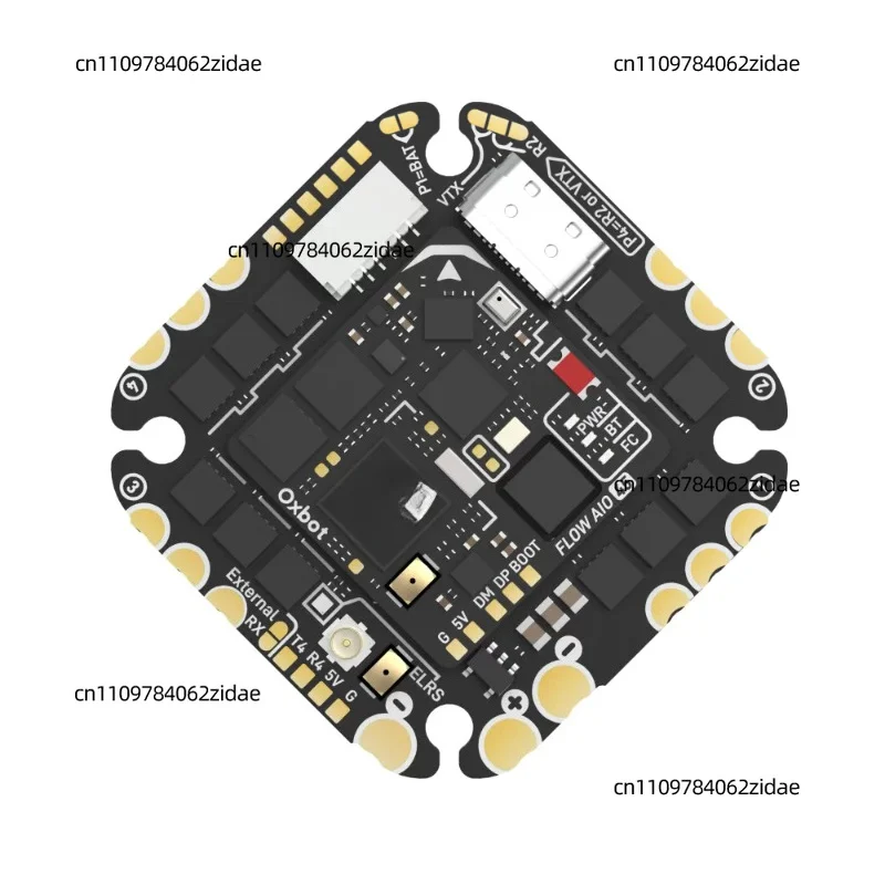 For Oxbot Flow AIO45 45A AIO Flight Controller Built‑in Receiver OX32 ESC Firmware FPV Racing Drone Parts