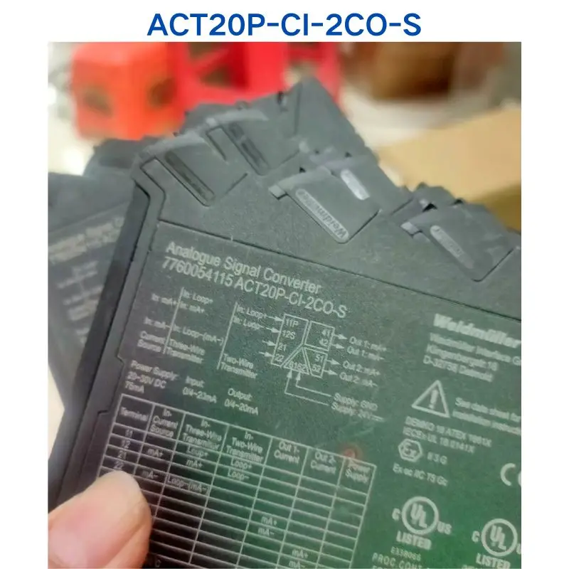 Second-hand test OK 7760054115 Isolator ACT20P-CI-2CO-S 1 Piece If You Need Other Specifications, Please Consult