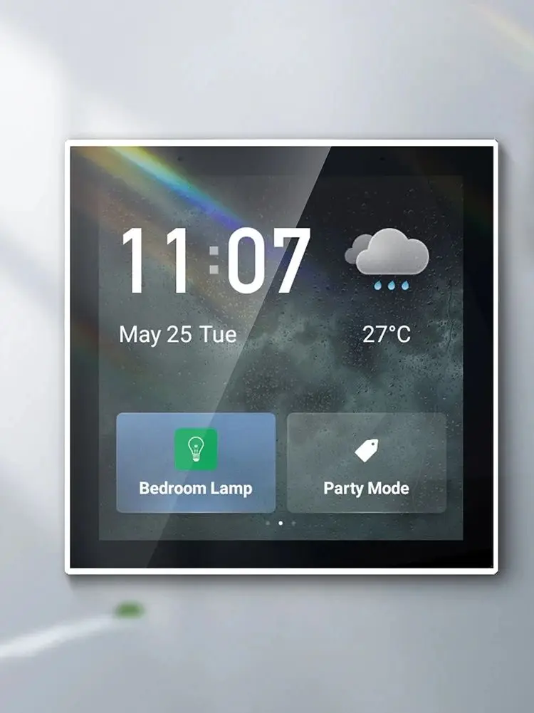 4 Inch Tuya Central Control Panel Built in Wireless Zigbee Hub Touch Panel Control