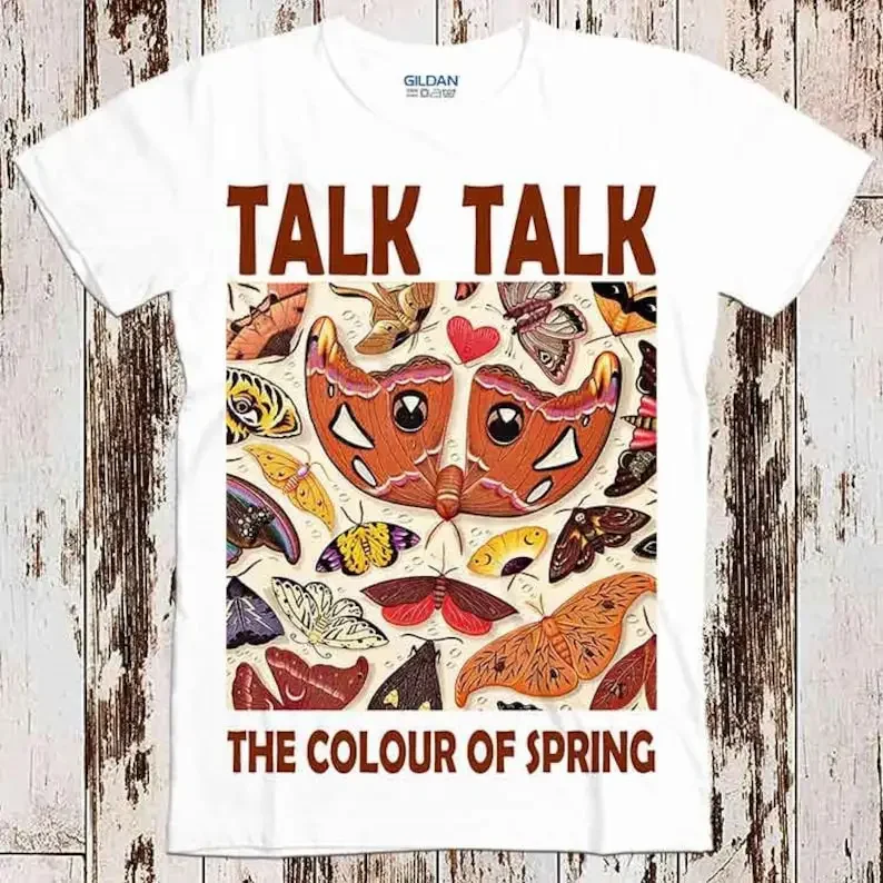 TALK TALK the Colour of Spring Tee Top Retro Cool Vintage Unisex & Ladies T shirt 8209