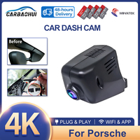 Plug and play Car DVR Dash Cam Camera Video Recorder For Porsche Panamera 970 Cayenne 958 718 982 Macan 95B 911 991,4K DashCam