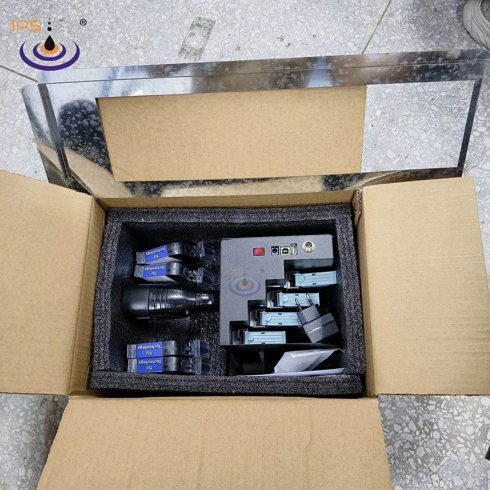 101.6mm Handjet Easy Operate Tij Printer Machine Inkjet Label Printer For Bigger Crougated Box Barcode Qrcode Expiry Date Coding