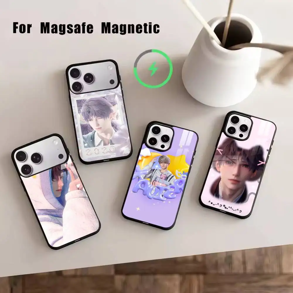 

Qiyu Love and Deepspace Phone Case For iPhone17,16,15,14,13,12,11 Plus,Pro Magnetic For Magsafe Wireless Charging